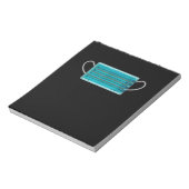 スイミングプール顔マスクマスクミームGag Tシャツ ノートパッド (回転)