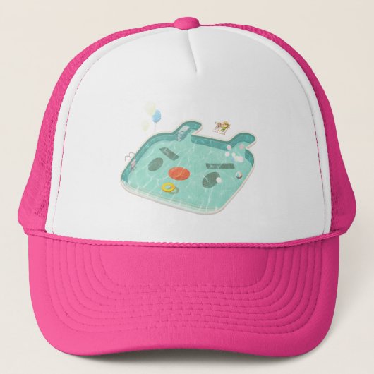 スイミングプール キャップ (正面)