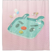 スイミングプール シャワーカーテン (正面)