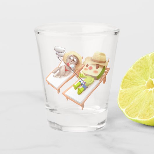 スイミングプール ショットグラス (正面)