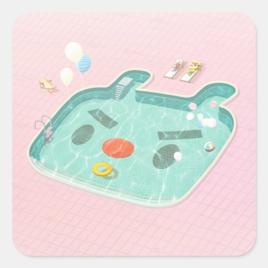 スイミングプール スクエアシール (正面)