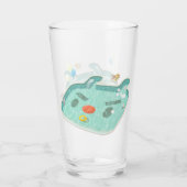 スイミングプール タンブラーグラス (裏面)