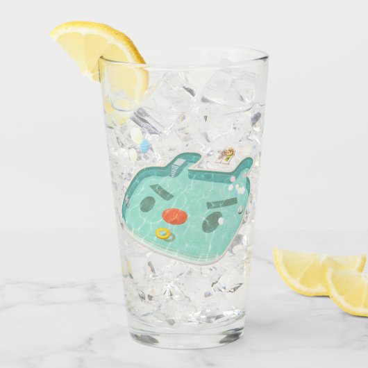 スイミングプール タンブラーグラス (アイス正面)
