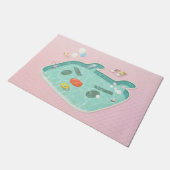 スイミングプール ドアマット (アングル)