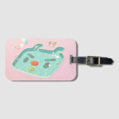 スイミングプール ラゲッジタグ (正面横)