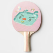 スイミングプール 卓球ラケット (正面)