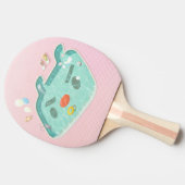 スイミングプール 卓球ラケット (横)