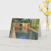 スイミングプール(南フランス) | サー・ジョン・レイヴリー カード (黄色い花)