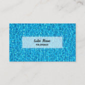 スイミングプール 名刺 (正面)