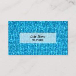 スイミングプール 名刺