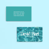 スイミングプール 名刺