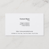 スイミングプール 名刺 (裏面)