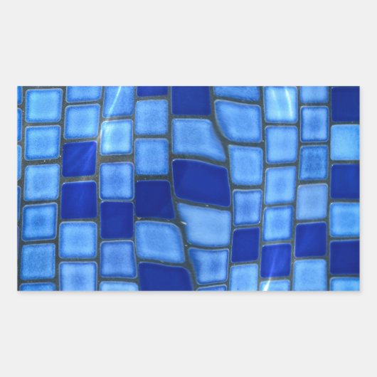 スイミングプール 長方形シール (正面)
