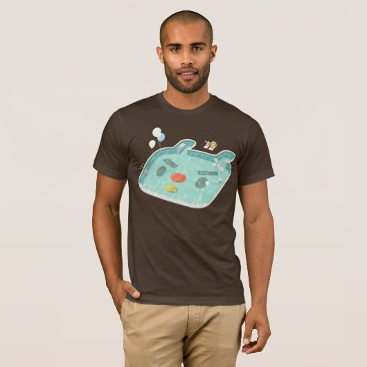 スイミングプール Tシャツ (正面フル)