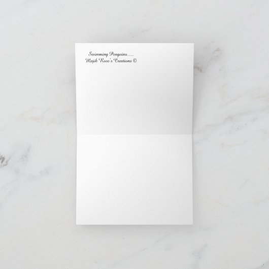 スイミングペンギン…... カード (内部)