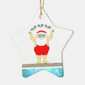 スイミングホリデーギフト セラミックオーナメント (左)