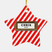 スイミングホリデーギフト セラミックオーナメント (裏面)