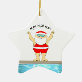 スイミングホリデーギフト セラミックオーナメント