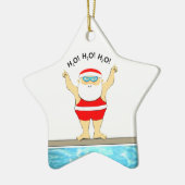 スイミングホリデーギフト セラミックオーナメント (左)