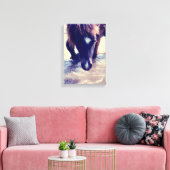 スイミングホース キャンバスプリント (インサイチュ (リビング))