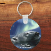 スイミングポーラーベア キーホルダー (正面)