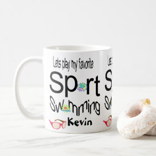 スイミングマグスポーツ コーヒーマグカップ
