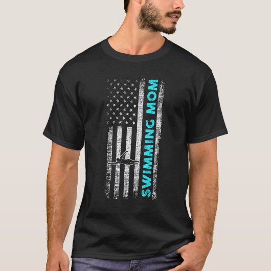 スイミングママ Tシャツ (正面)