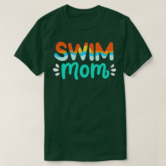 スイミングママ Tシャツ (デザイン正面)