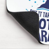 スイミングマラソンオープンウォーターおもしろいことわざ マウスパッド (コーナー)