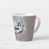 スイミングマーメイドグレーサンダー_コーブ カフェラテマグ (右アングル)