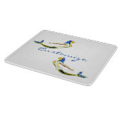 スイミングマーメイドサンダーコーブ カッティングボード (角)