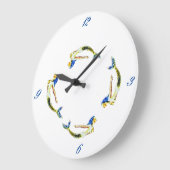 スイミングマーメイドサンダーコーブ ラージ壁時計 (傾斜)