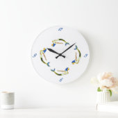 スイミングマーメイドサンダーコーブ ラージ壁時計 (ホーム)