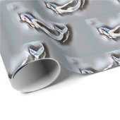 スイミングマーメイドサンダー_コーブグレー ラッピングペーパー (ロールコーナー)