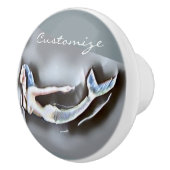 スイミングマーメイドサンダー_コーブ セラミックノブ (右)