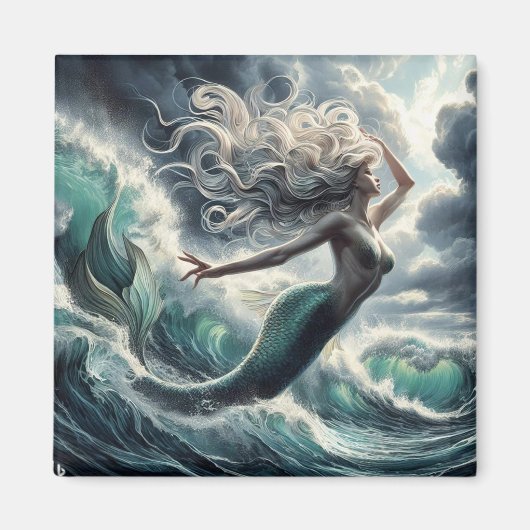 スイミングマーメイド マグネット (正面)