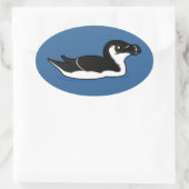 スイミングラゾビル、ベーシック 楕円形シール (バッグ)