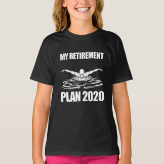 スイミングラバー|私の引退スイミングプラント2020 Tシャツ