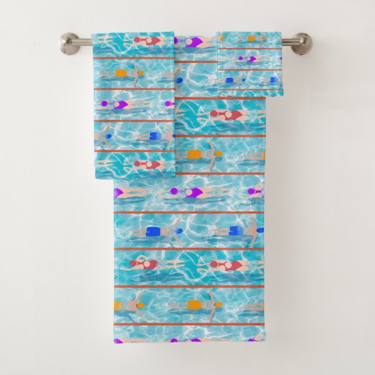 スイミングラプスウォータースイムチーム バスタオルセット (インサイチュ)