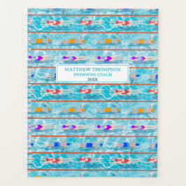 スイミングラプスプールスイムチームコーチ プランナー手帳