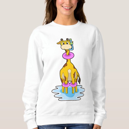 スイミングリングでキリン スウェットシャツ (正面)