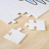 スイミングリングで泳ぐイルカ.PNG ジグソーパズル (側面)