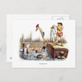 スイミングレッスン ポストカード (正面/裏面)