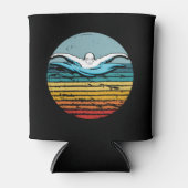 スイミングレトロヴィンテージサークル80sスイム 缶クーラー (正面)