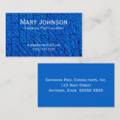 スイミング先生スイミングインストラクタースイムコーチ 名刺 (正面/裏面)