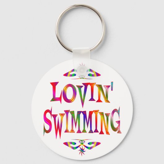 スイミング恋人 キーホルダー (正面)