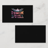 スイミング恋人 – 私は女の子のように泳ぐ エンクロージャーカード (正面/裏面)