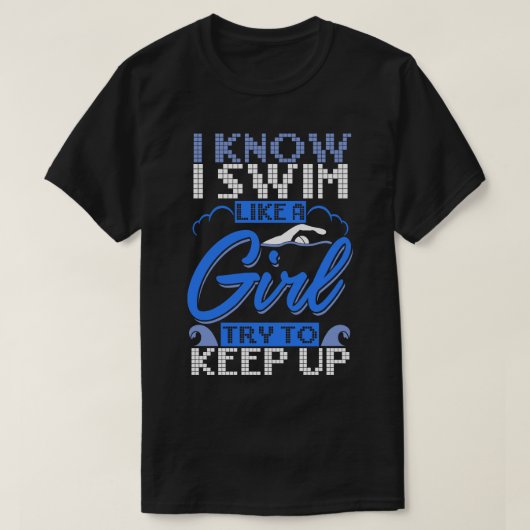 スイミング4 Tシャツ (デザイン正面)