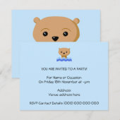 スイミング·オッター。 招待状 (正面/裏面)