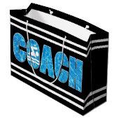 スイミング&ダイビングカスタムコーチColor Swimチーム ラージペーパーバッグ (裏面アングル)